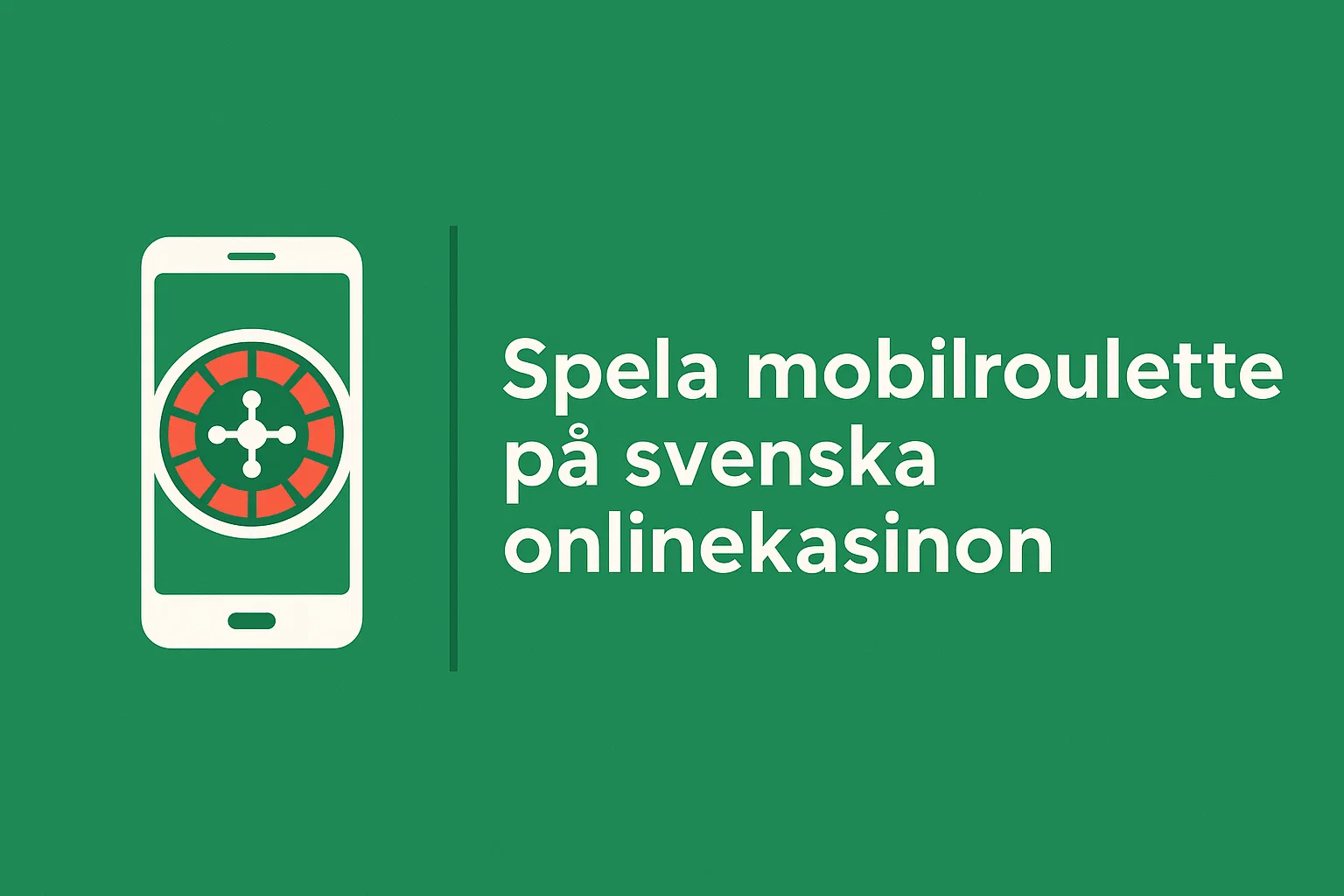 Spela mobilroulette på svenska onlinekasinon